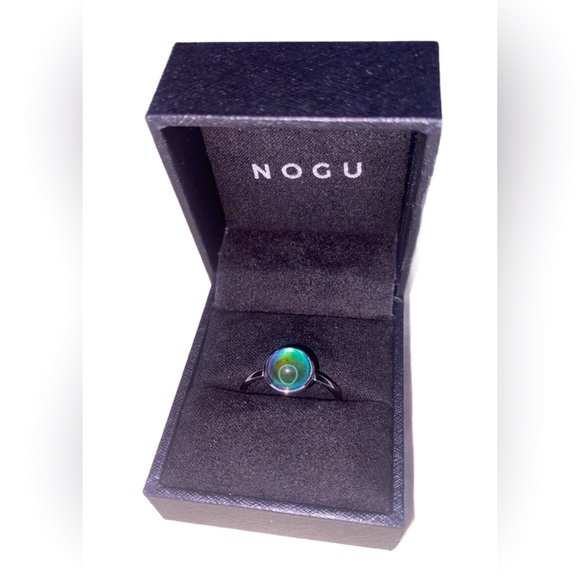 NOGU Sterling Silver Mood Ring Size 7 - Picture 2 of 6